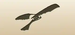 Ornithopter silhouette