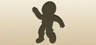 Astronaut silhouette