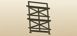 Scaffolding silhouette