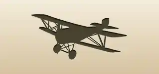 Airplane silhouette