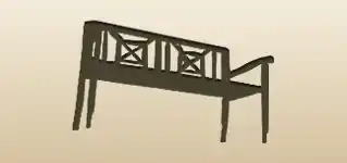 Bench silhouette