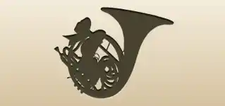 French Horn silhouette