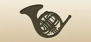 French Horn silhouette