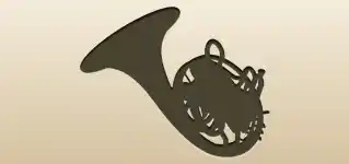 French Horn silhouette