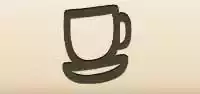 コーヒーカップのシルエット