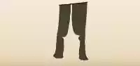 カーテンのシルエット