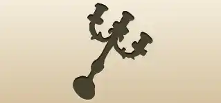 Candelabrum silhouette