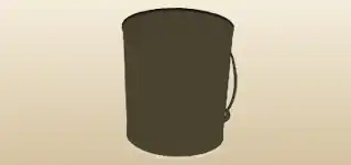 Can of Paint silhouette