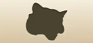 Tasmanian Devil silhouette