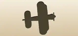 Airplane silhouette
