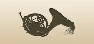 French Horn silhouette