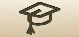 Graduation cap silhouette