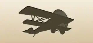 Airplane silhouette