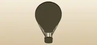 Hot Air Balloon silhouette
