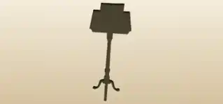 Music Stand silhouette