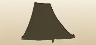 Tent silhouette