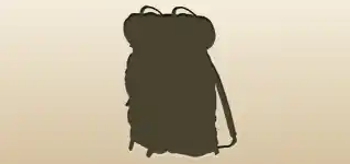 Backpack silhouette