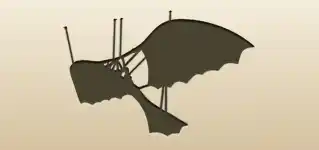 Ornithopter silhouette