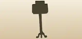 Music Stand silhouette