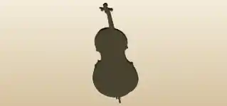 Double Bass silhouette