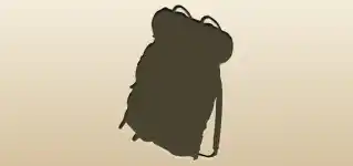 Backpack silhouette