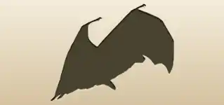Bat silhouette