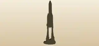 Rocket silhouette