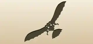 Ornithopter silhouette