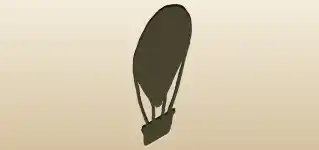 Hot Air Balloon silhouette