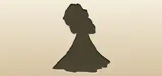 Volcano silhouette