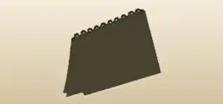 Calendar silhouette