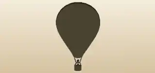 Hot Air Balloon silhouette