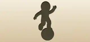 Astronaut silhouette