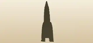 Rocket silhouette