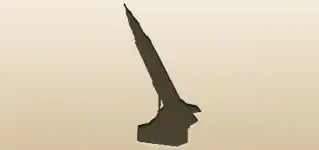 Rocket silhouette