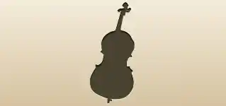 Double Bass silhouette