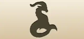 Capricorn silhouette