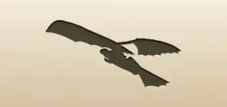 Ornithopter silhouette