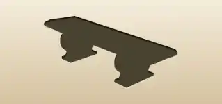 Bench silhouette