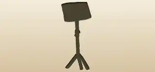 Music Stand silhouette