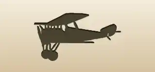 Airplane silhouette