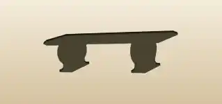 Bench silhouette