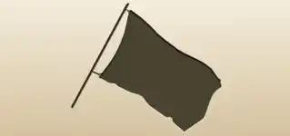Flag silhouette