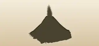 Volcano silhouette
