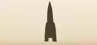 ロケットのシルエット