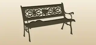 Bench silhouette