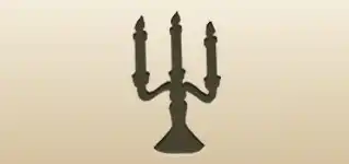 Candelabrum silhouette