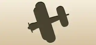 Airplane silhouette