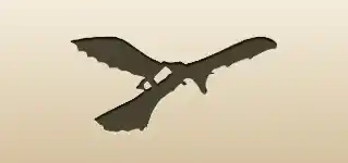 Ornithopter silhouette