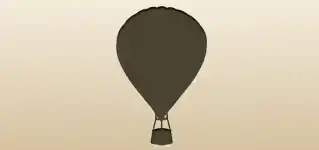 Hot Air Balloon silhouette